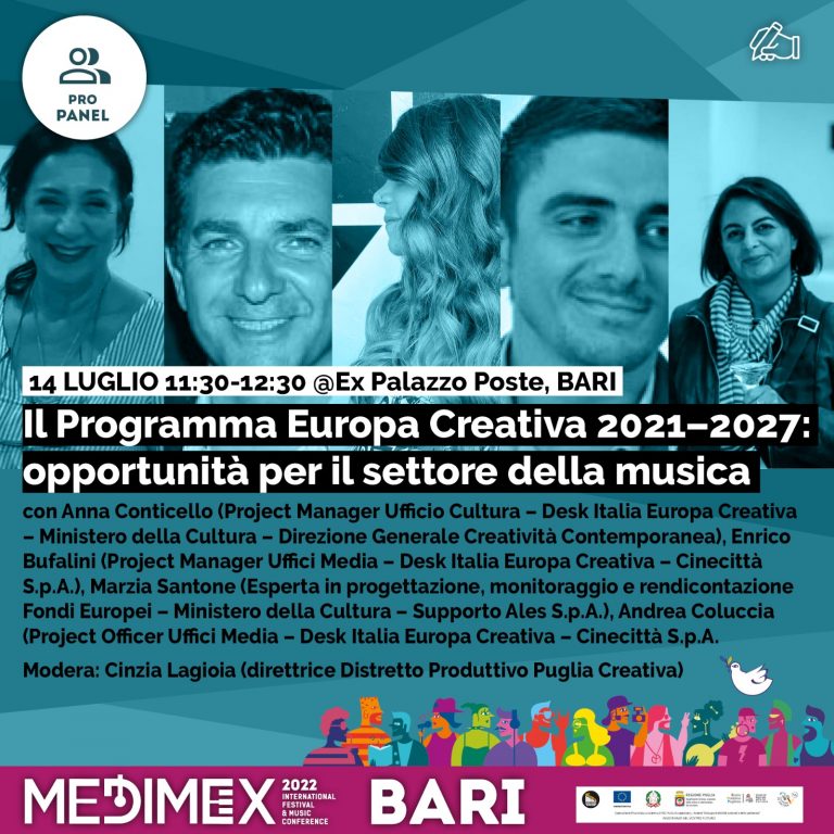 IL PROGRAMMA EUROPA CREATIVA 2021 – 2027: OPPORTUNITÀ PER IL SETTORE DELLA MUSICA